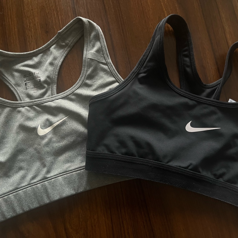 Nike Sports Bra(s) Size S (both); NO rips, tears, stains; gently used